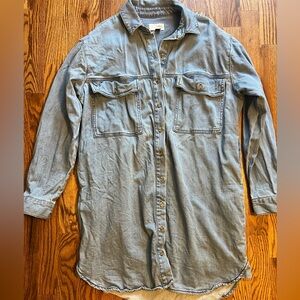 Universal Thread button down denim shirt dress
